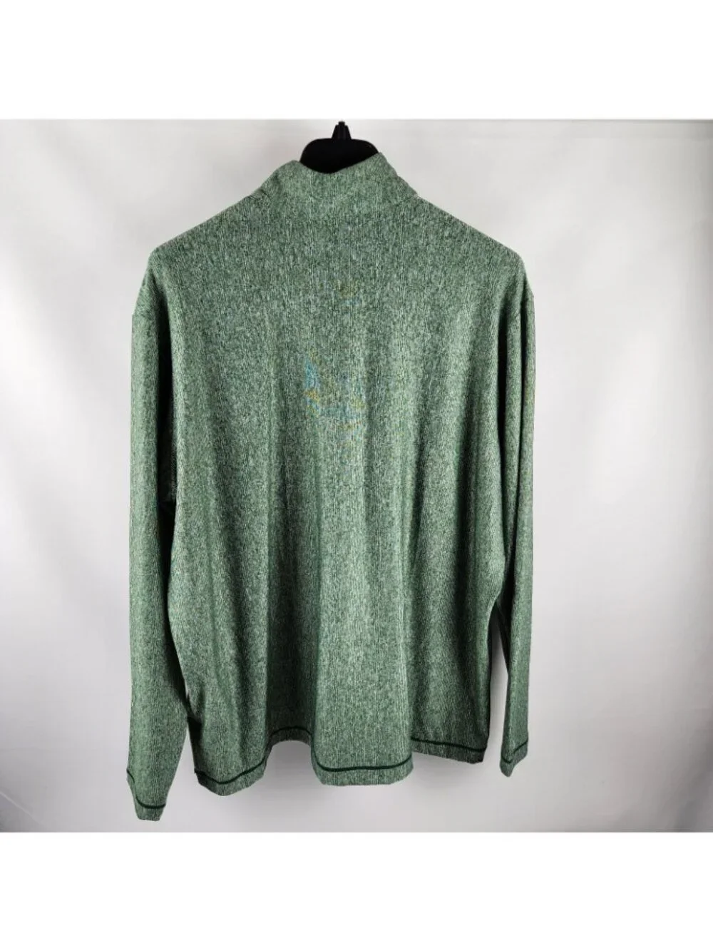 Antigua Jacket Mens 2XL Green 1/4 Zip Desert Dry Wicking Pullover Golf NWT - Picture 2 of 11